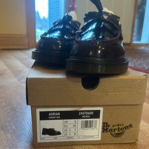 Dr. Martens Adrian Cherry Red Loafers